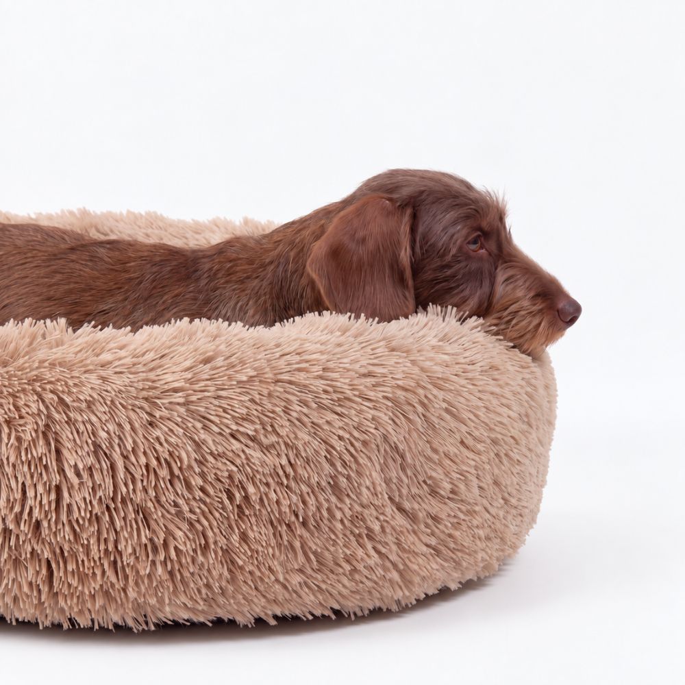 Hondenmand Wolk Beige